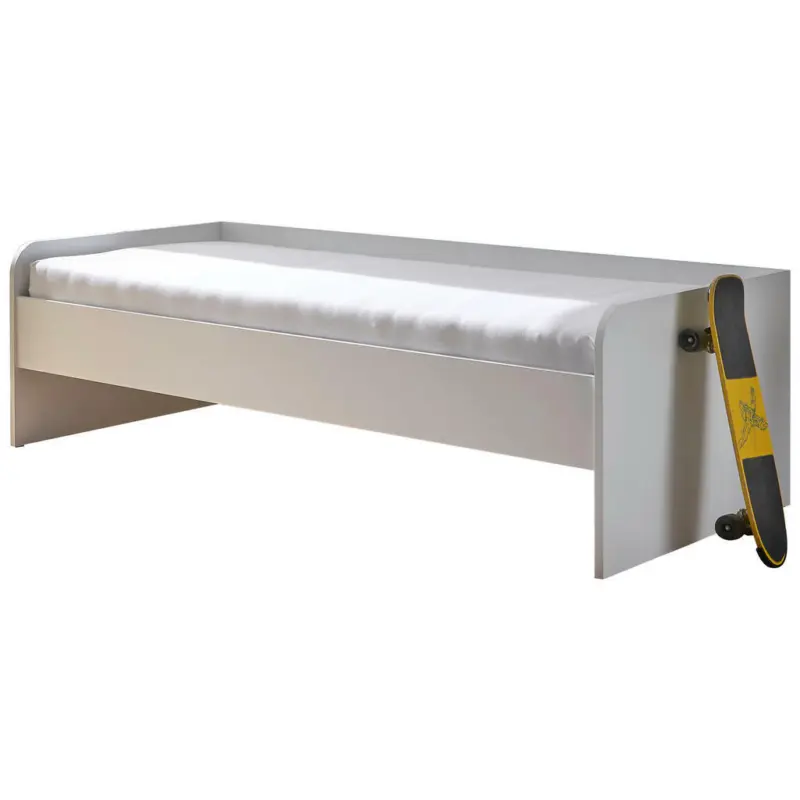 Bett 90/200 cm in Wei&szlig;