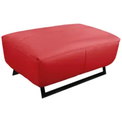 Hocker in Textil Rot