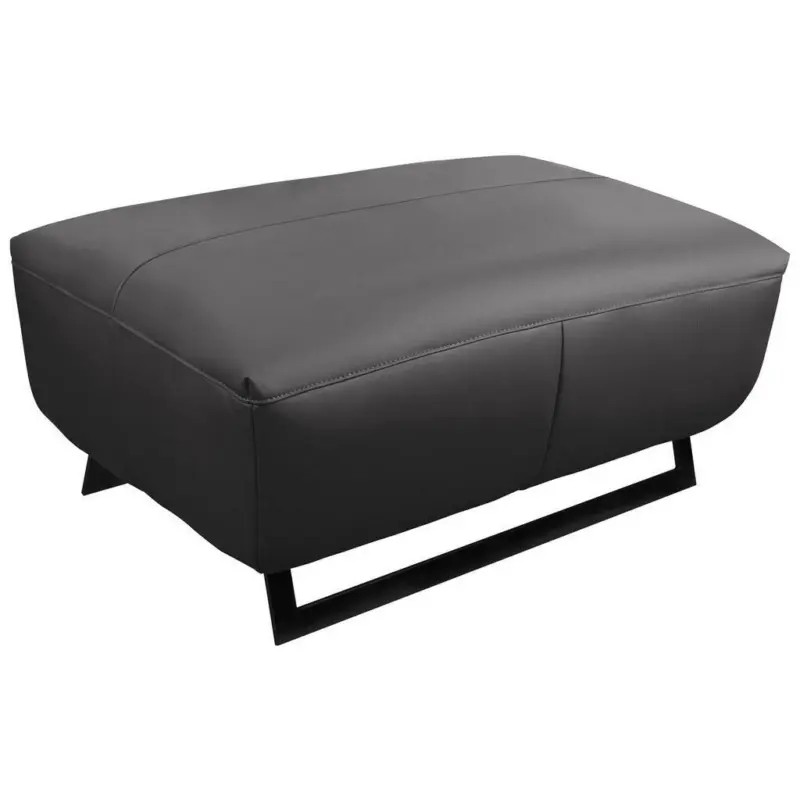 Hocker in Textil Schwarz