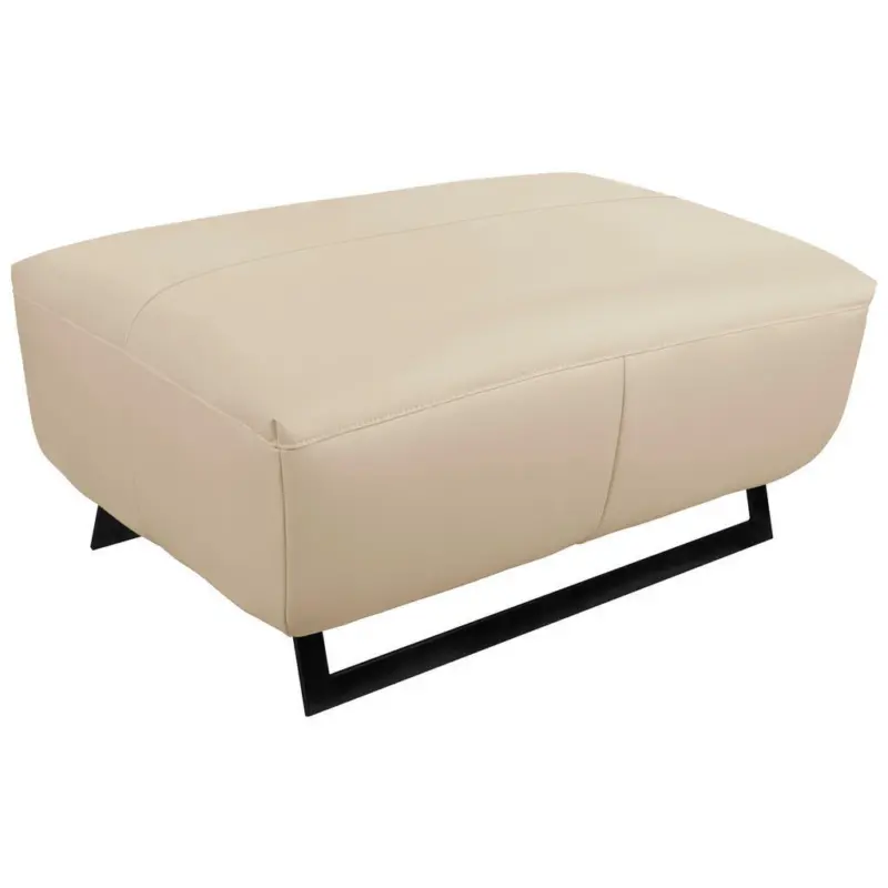 Hocker in Textil Beige