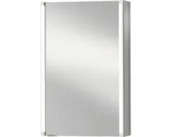 LED-Spiegelschrank Form & Style Silver-Line 1-türig 42,5x67x16,5 cm weiß
