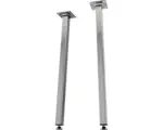 Hornbach Fuß-Set Baden Haus Höhenverstellbar 40345 4 Stück chrom