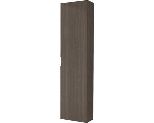 Hochschrank Baden Haus 140x35x20 cm eiche dunkel