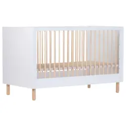 Gitterbett Wonder White 2in1