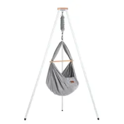 Federwiege Federwiege mit Tipi-Gestell 150/150/224 cm