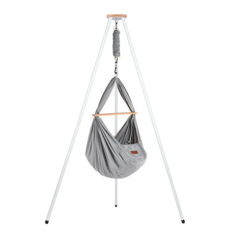 Federwiege Federwiege mit Tipi-Gestell 150/150/224 cm