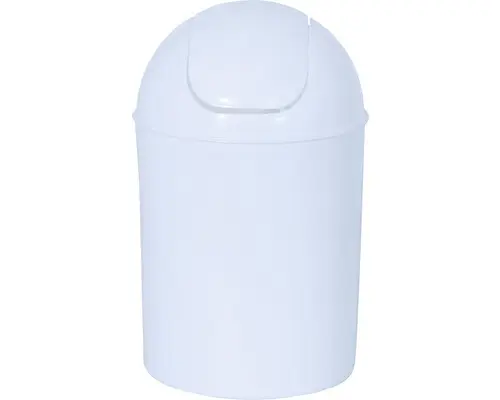 Schwingdeckeleimer Msv Ø 19 cm weiß 5 Liter
