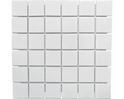 Keramikmosaik Quadrat CD 102 30,0x30,0 cm weiß