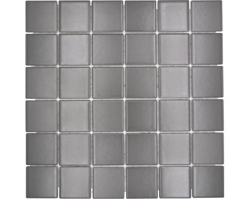 Keramikmosaik CD 172 Quadrat 30,0x30,0 cm grau