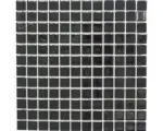 Hornbach Keramikmosaik Quadrat CG 144 30,0x30,0 cm schwarz