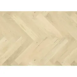 Fischgrät Eiche Bianco per m²