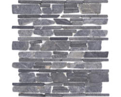 Natursteinmosaik Marmor MOS Brick 210 30,5x30,5 cm schwarz