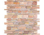 Hornbach Natursteinmosaik Marmor MOS Brick 220 30,5x30,5 cm rot