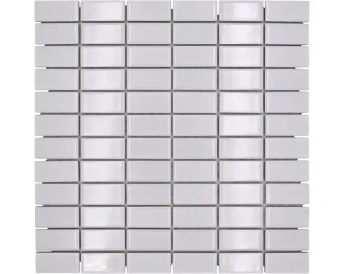 Keramikmosaik ST 370 30,0x30,0 cm weiß