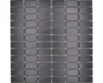 Hornbach Keramikmosaik ST 395 30,0x30,0 cm schwarz matt