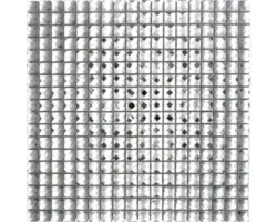 Glasmosaik XCM SV827 30,0x30,0 cm weiß