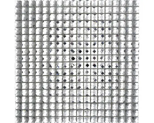 Glasmosaik XCM SV827 30,0x30,0 cm weiß