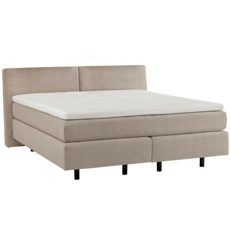 Boxspringbett 180/200 cm in Graubraun