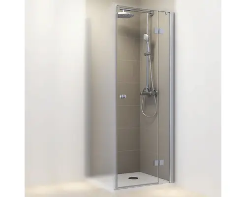 Drehtür für Seitenwand Schulte MasterClass 1000x2000 mm Anschlag rechts Echtglas Klar hell chromoptik