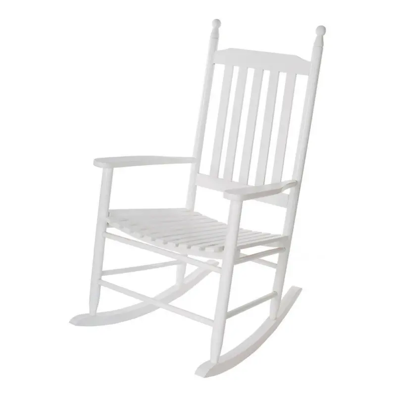 Schaukelstuhl in Weiß