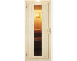 Sauna Türelement Karibu gedämmt für 68 mm Saunen mit Isolierglas 173x64x3,8 cm