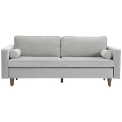 Schlafsofa in Cord Grau