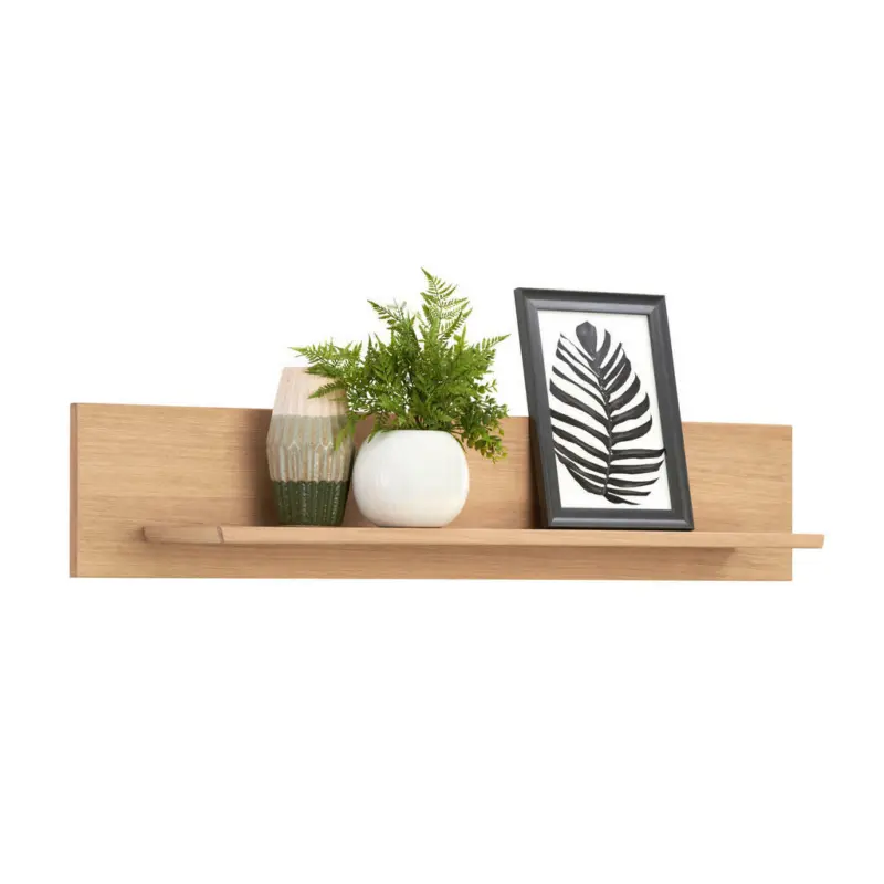Wandboard in 120/23/23 cm Eiche Bianco
