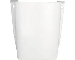 Halbsäule Sanotechnik Nero weiß