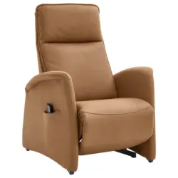 Relaxsessel in Leder Honig