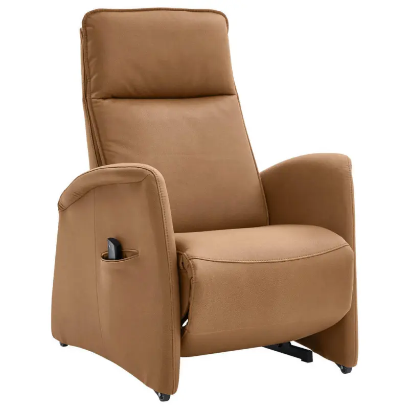 Relaxsessel in Leder Honig