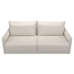 Schlafsofa in Webstoff Beige