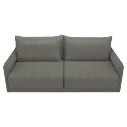 Schlafsofa in Webstoff Grau