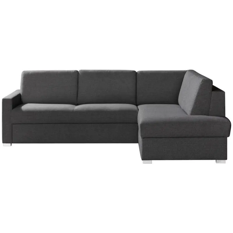 Ecksofa in Chenille Grau