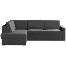 Ecksofa in Chenille Grau