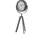 Hornbach Tischuhr Metall Classic schwarz 19x42 cm