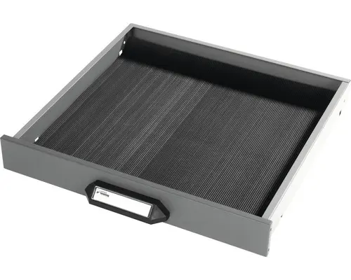 Schublade Küpper Hammerschlag-Silber 451x65x445 mm für Werkbank