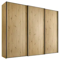 Schwebetürenschrank in Eiche Artisan