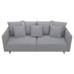 Schlafsofa in Webstoff Grau