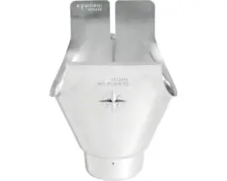 Zambelli Rinnenstutzen Zink rund NW 127 mm Ablauf 76 mm