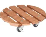 Hornbach Pflanzenroller WPC Ø 29 cm max. Tragekraft 100 kg braun