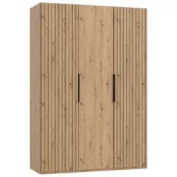 Drehtürenschrank in Eiche Artisan