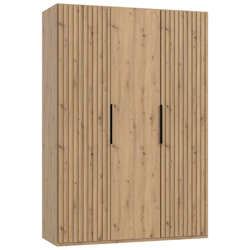 Drehtürenschrank in Eiche Artisan
