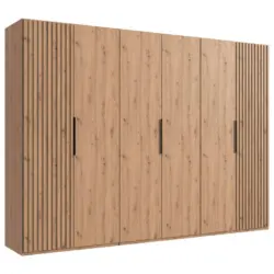 Drehtürenschrank in Eiche Artisan