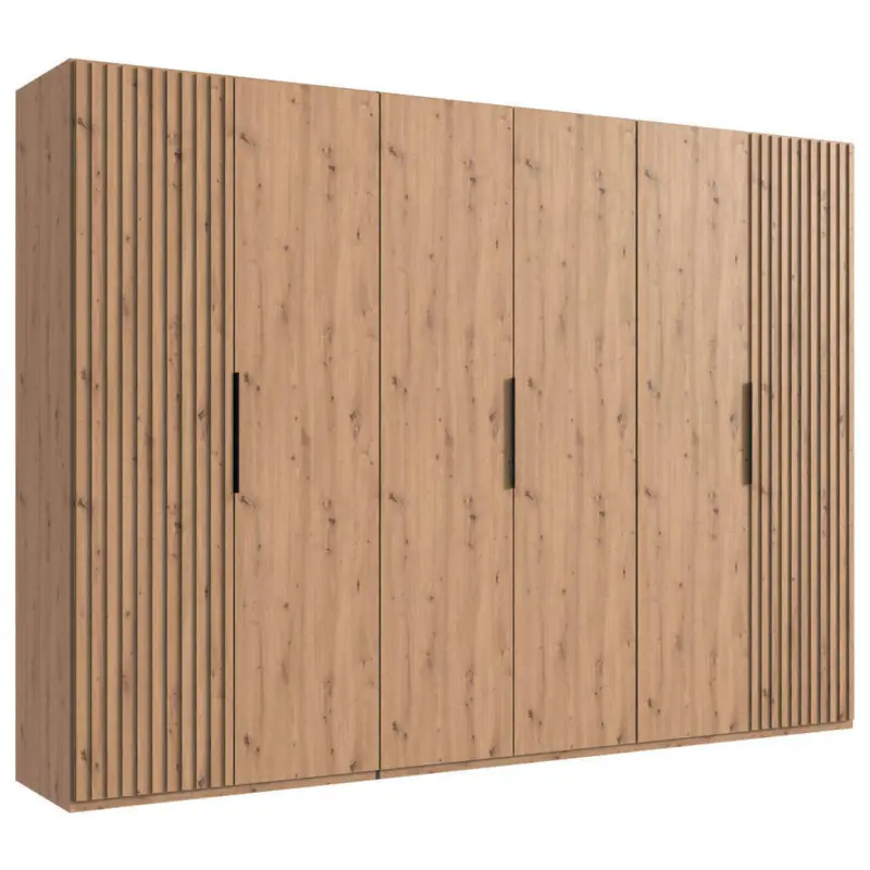 Drehtürenschrank in Eiche Artisan