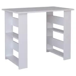 Schreibtisch 90/56/74 cm in Weiß
