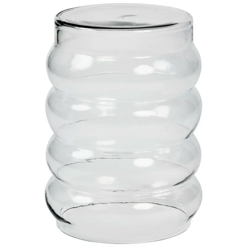 Beistelltisch in Glas 39/39/42 cm