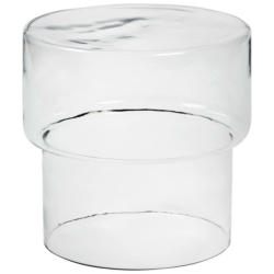 Beistelltisch in Glas 35/35/36 cm