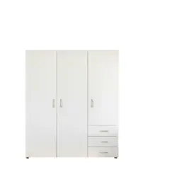Kleiderschrank in Weiß