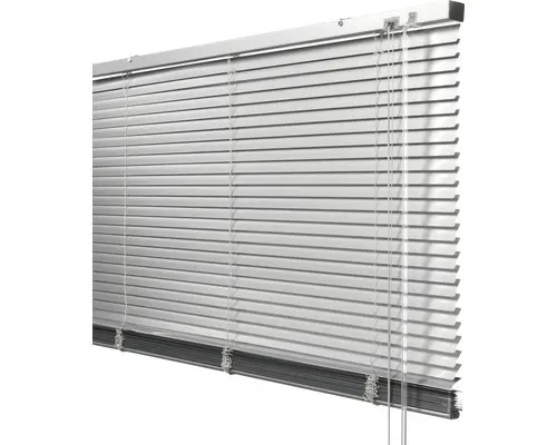 Soluna Alu-Jalousie 80x240 cm silber mit 20% mehr Lamellen zur besseren Verdunkelung