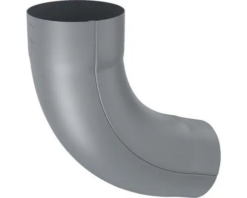 Zambelli Rinnenbogen Stahl rund 72° Anthrazitgrau RAL 7016 NW 105 mm